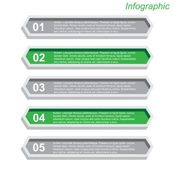 Diseño de plantilla infográfica — Vector de stock