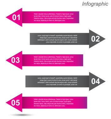 Infographic tasarım şablonu