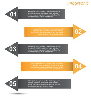 Infographic tasarım şablonu