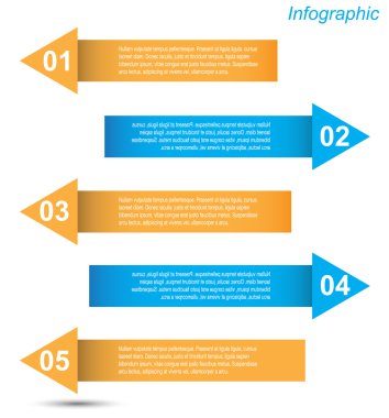 Infographic tasarım şablonu