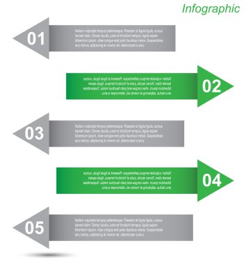 Infographic tasarım şablonu