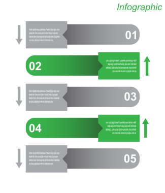 Infographic tasarım şablonu