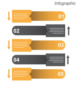 Infographic tasarım şablonu