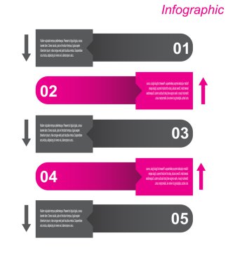 Infographic tasarım şablonu