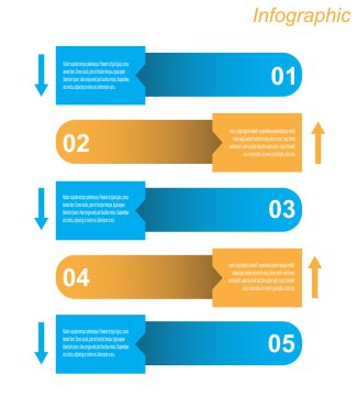 Infographic tasarım şablonu