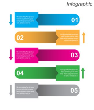 Infographic tasarım şablonu