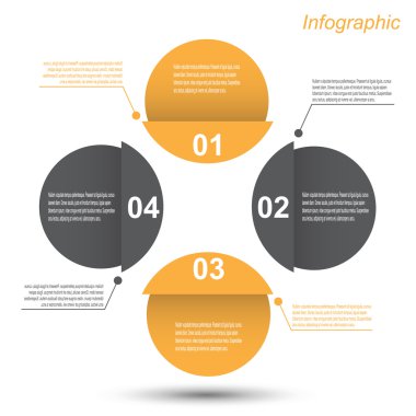 Infographic tasarım şablonu