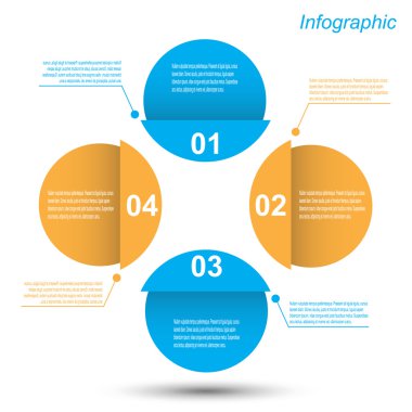 Infographic tasarım şablonu