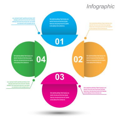 Infographic tasarım şablonu