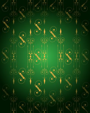 Sorunsuz bir şekilde sesleri ile koyu yeşil renkler duvar kağıdı