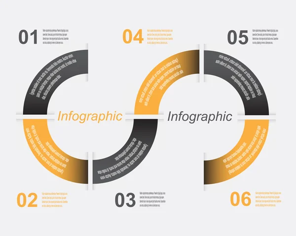 Infografía Plantilla de diseño — Archivo Imágenes Vectoriales