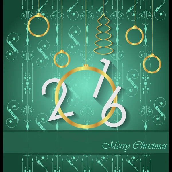 Merry Christmas achtergrond voor uw uitnodigingen, feestelijke posters. — Stockvector