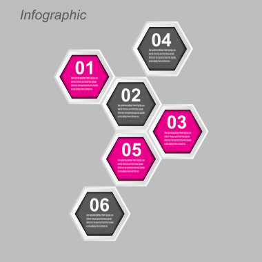 Infographic tasarım şablonu