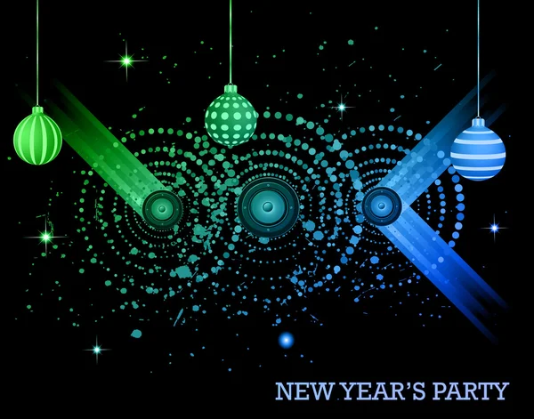 Gece kulüpleri olay için Yılbaşı partisi flayer tasarım.