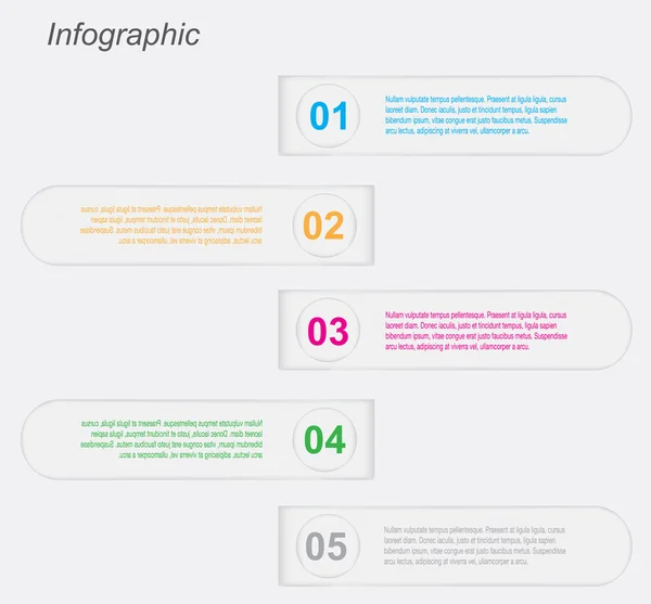 Design de modelo infográfico — Vetor de Stock