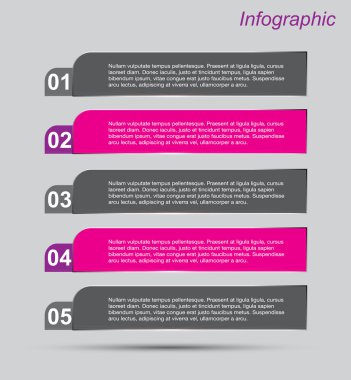 Infographic şablon tasarımı