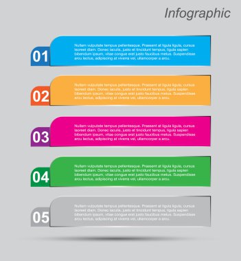 Infographic şablon tasarımı