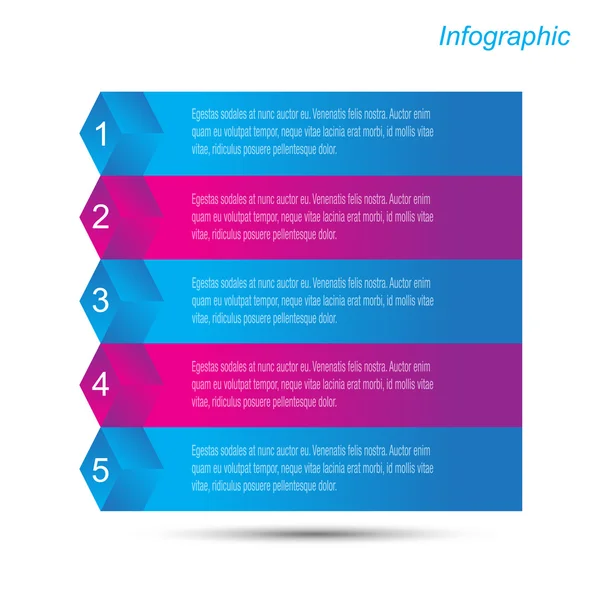Infographic şablon tasarımı