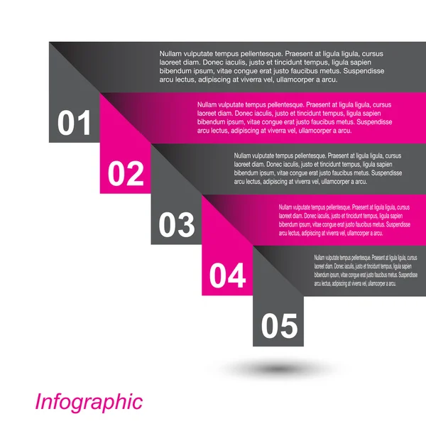 Vorlage: Infografik — Stockvektor