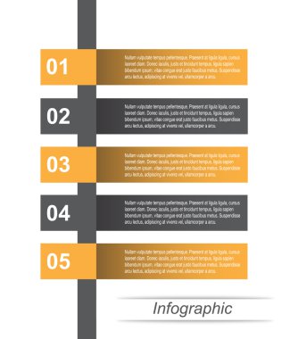 Infographic şablon tasarımı