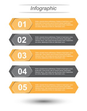 Infographic şablon tasarımı