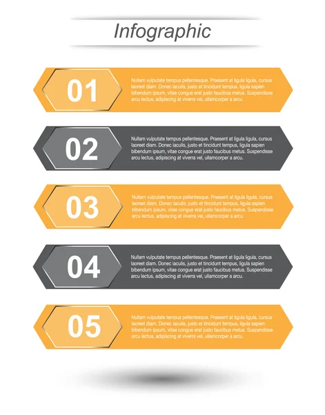 Design de modelo infográfico —  Vetores de Stock