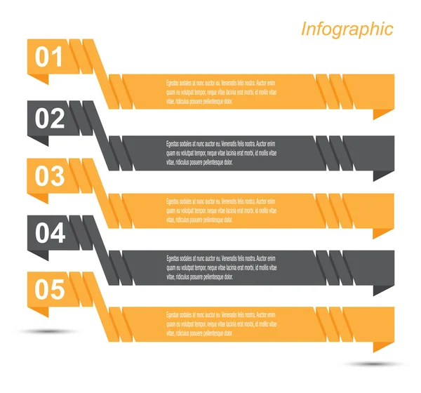 Infographic sjabloonontwerp — Stockvector