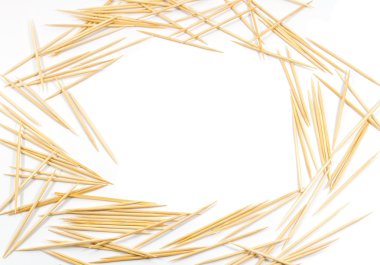 Beyaz arkaplanda kürdan