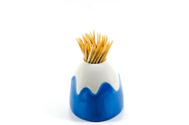 Beyaz arkaplanda kürdan