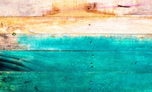 Окрашенные деревянные планки — стоковое фото