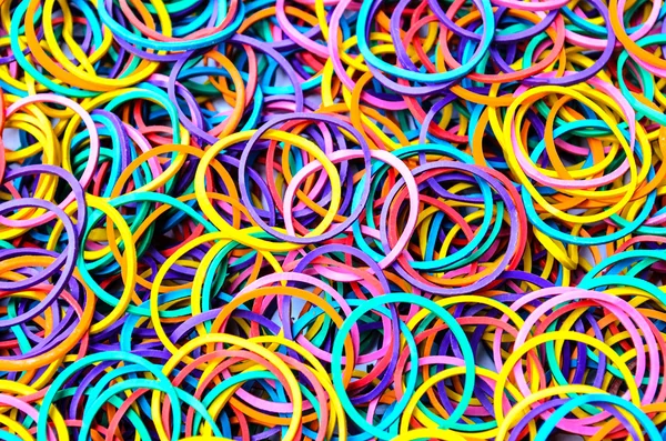 Colorful Rubber Bands — Stock Photo, Image