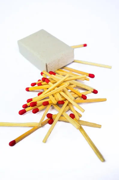 Matchstick avec boîte — Photo