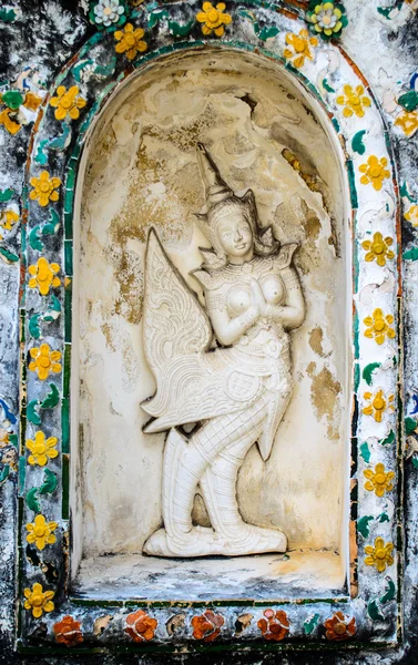 Wat Arun reliéf. — Stock fotografie