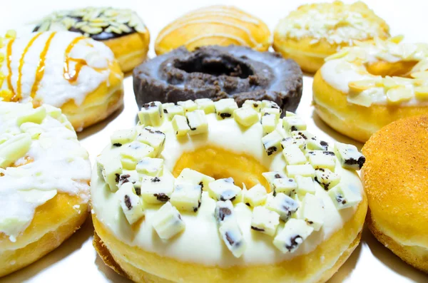 Donut-Auswahl — Stockfoto