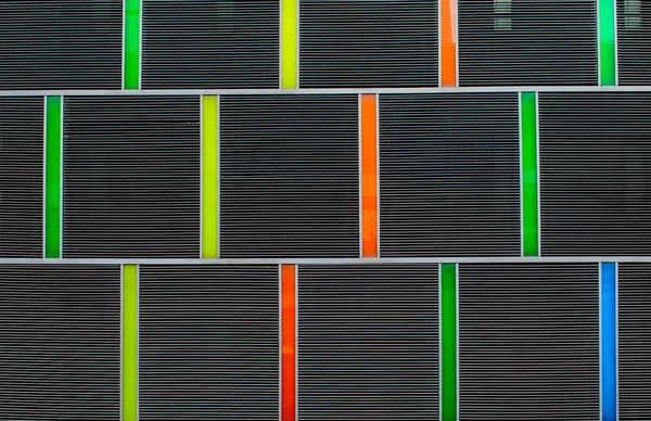 Edificio coloreado Exterior — Foto de Stock