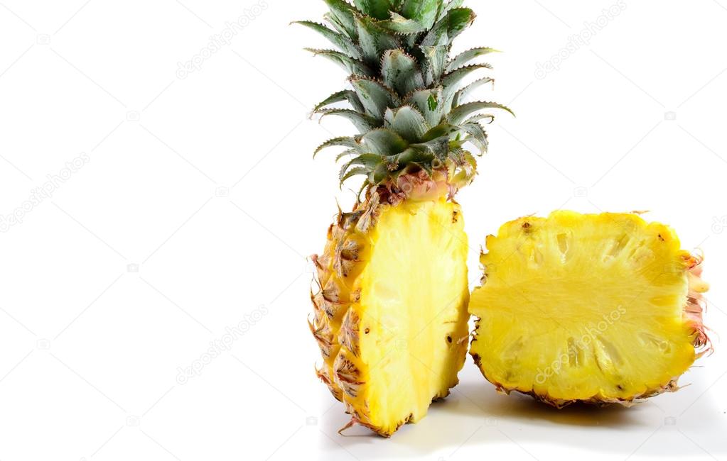 Pineapple In Halves