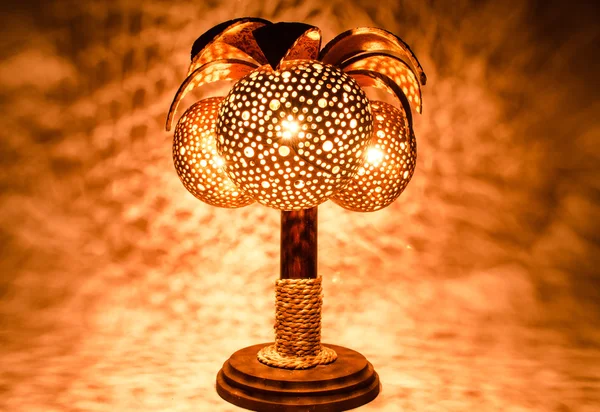 Kokosowy Lampa — Zdjęcie stockowe