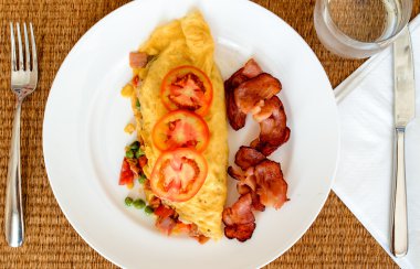 pastırmalı omlet