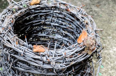 Dikenli tel bobinleri