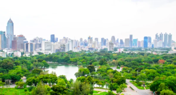 Paysage urbain de Bangkok flou — Photo