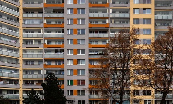 Praga República Checa 2020 Panelaks Edificios Construidos Con Paneles Durante —  Fotos de Stock