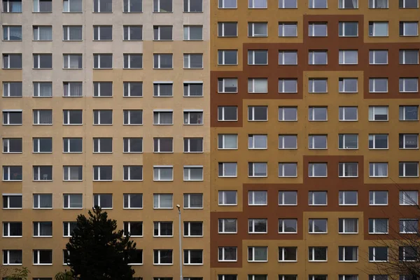 Praga República Checa 2020 Panelaks Edificios Construidos Con Paneles Durante — Foto de Stock
