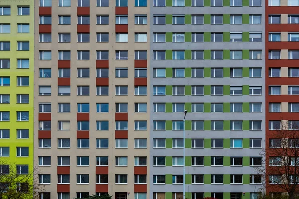 Praga República Checa 2020 Panelaks Edificios Construidos Con Paneles Durante —  Fotos de Stock