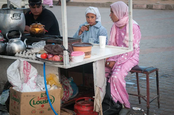 Marrakech Marokko 2018 Jemaa Fna Het Centrale Plein Markt Medina — Stockfoto