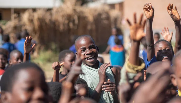 Mzuzu Malawi 2018 Siyahi Öğrenciler Malawi Deki Kırsal Bir Köyde — Stok fotoğraf