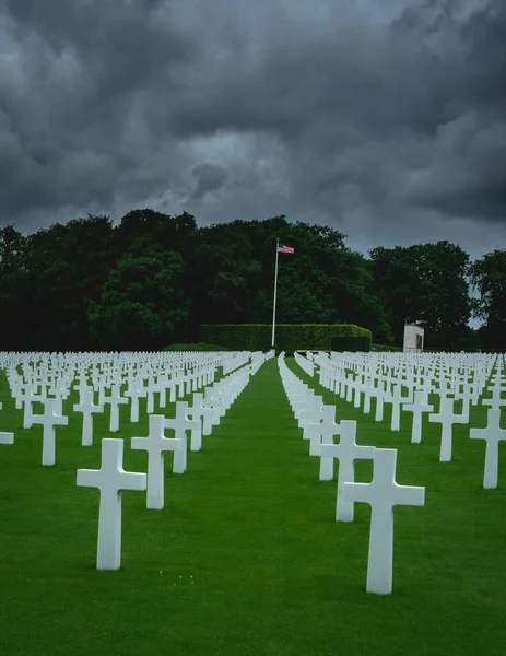 Amerikaanse Oorlogsbegraafplaats Luxemburg Juni 2020 — Stockfoto