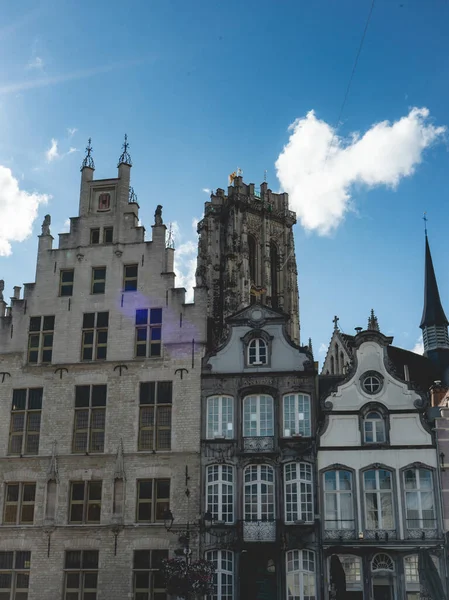 Centrum Města Mechelen Belgie Červen 2020 — Stock fotografie