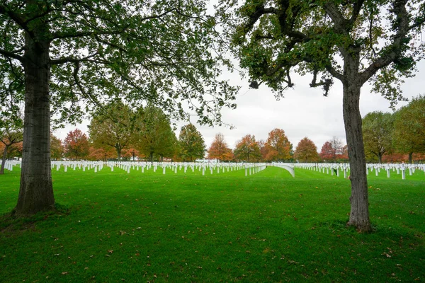 Magraten American War Cemetery Limburg Holanda Octubre 2020 —  Fotos de Stock