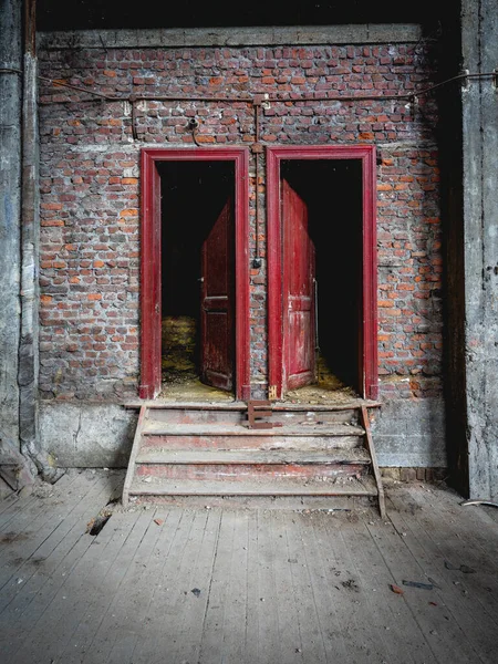 Urbex Altes Verlassenes Altes Theater Irgendwo Belgien — Stockfoto