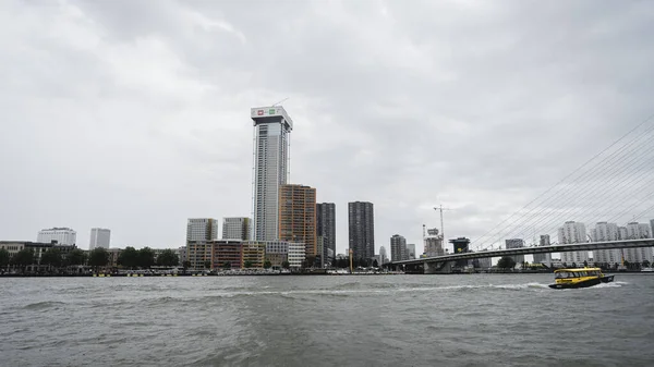 Der Zalmhaven Tower Neubau Rotterdam Juli 2021 Rotterdam Niederlande — Stockfoto